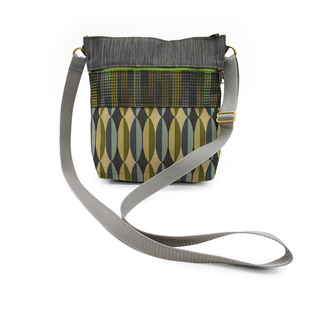 Green and Blue Tapestry Bag