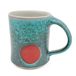 Red Dot Blue Mug