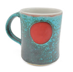 Red Dot Blue Mug