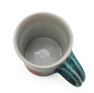 Red Dot Blue Mug