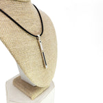 Black and White Bar Necklace