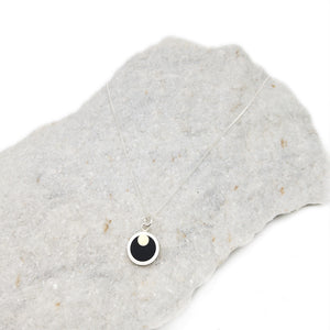 Black and Gold Dot Necklace