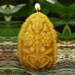 Beeswax Carved Egg