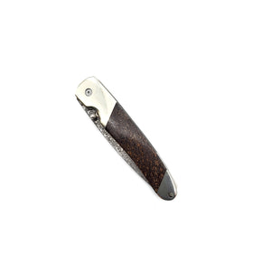 Damascus Blade With Mammoth Tooth Handle