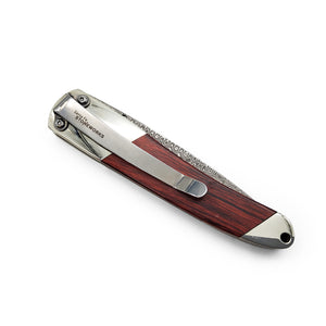 Turquoise Handle Damascus Folding Knife