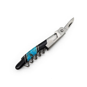 Turquoise Banded Waiter's Pocket Knife