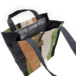 Earth Toned Patchwork Medium Tote Bag