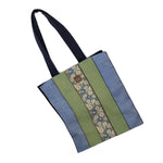 Green and Blue Large Tote Bag