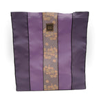 Purple and Orange Large Tote Bag