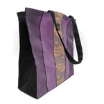 Purple and Orange Large Tote Bag