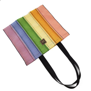 Pastel Rainbow Medium Tote Bag