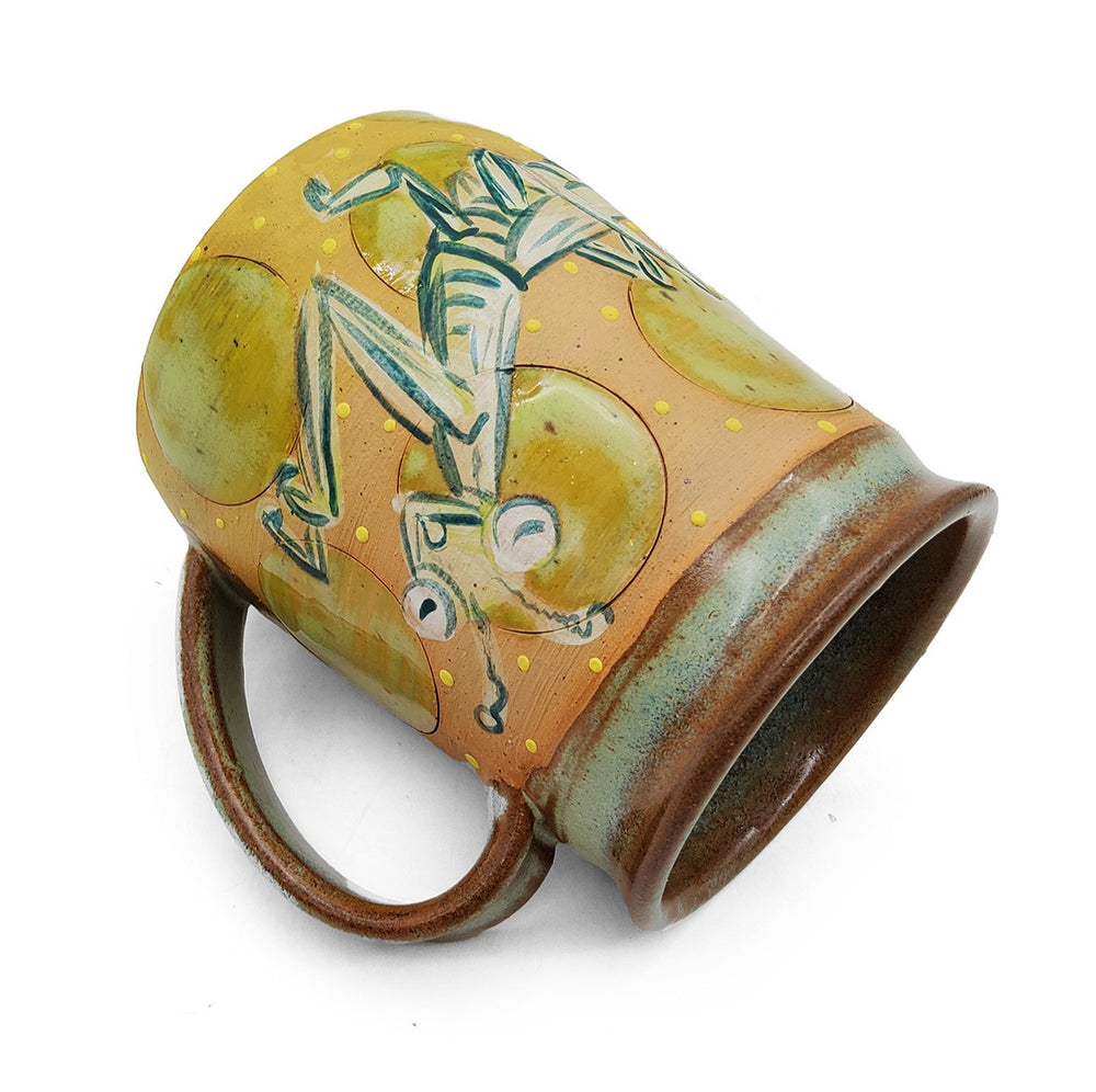 Preying Mantis Painted Mug