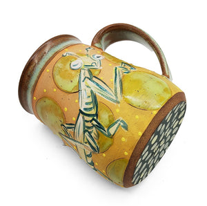 Preying Mantis Painted Mug