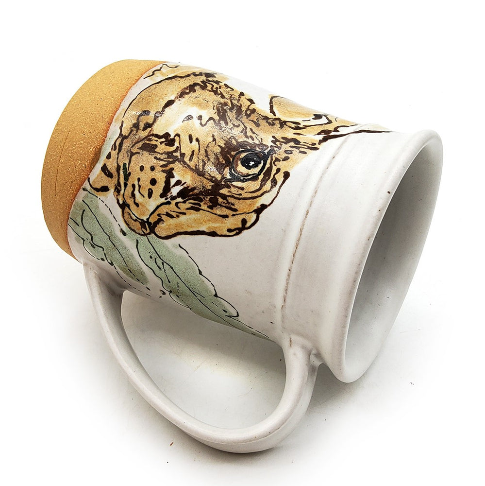 Painted Rabbit Tall Mug