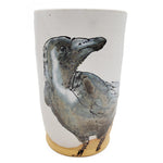 Painted Crow Vase
