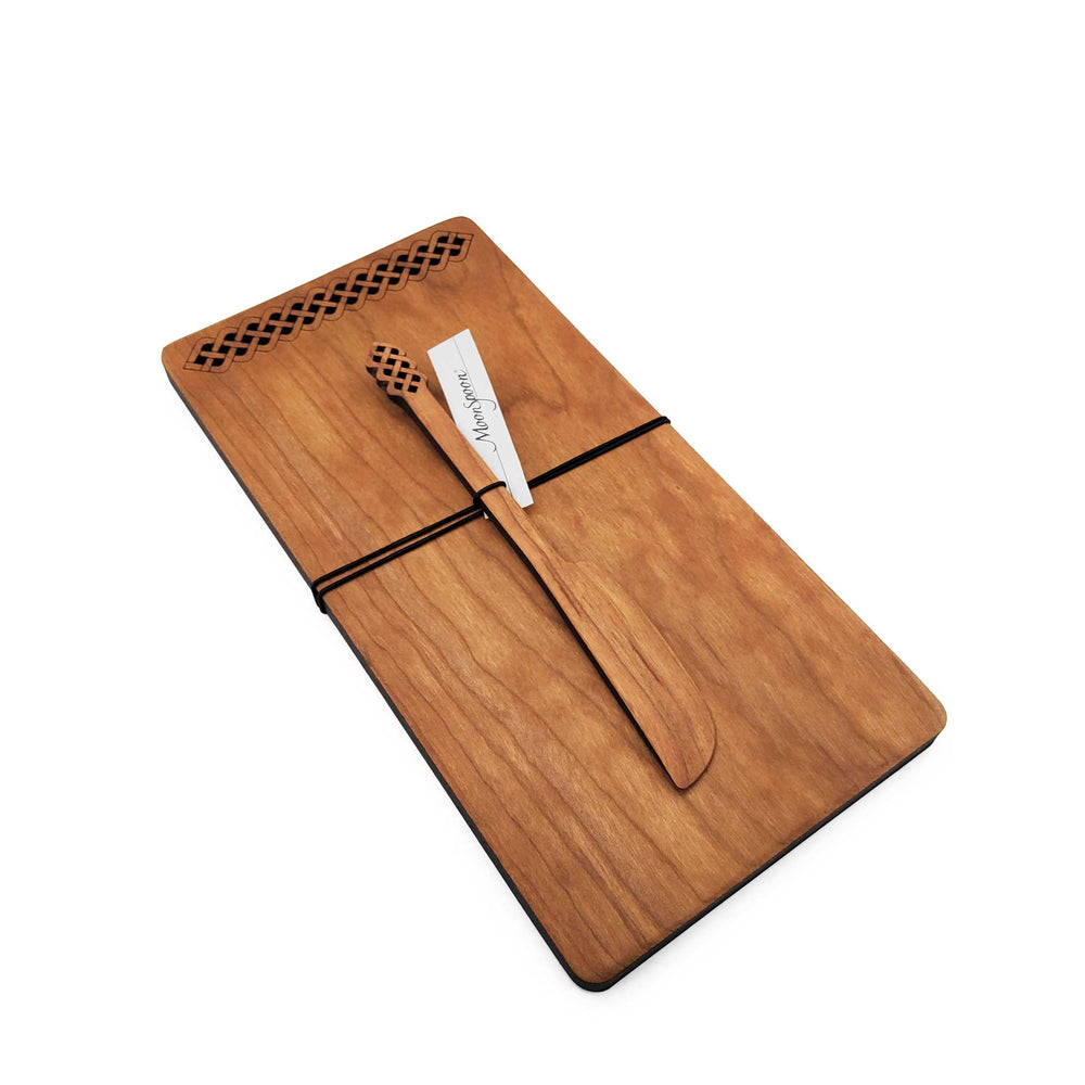 Cheese Board and Spreader Set Cathedral