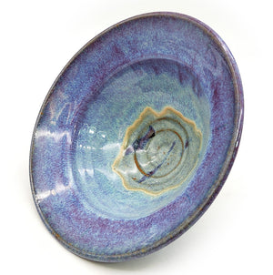 Blue & Purple Flared Rim Bowl