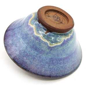 Blue & Purple Flared Rim Bowl
