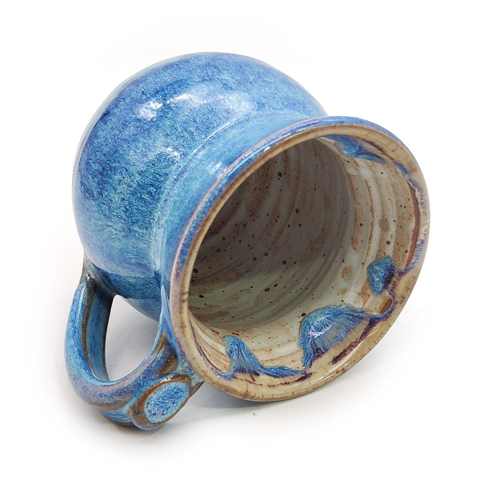 Blue Drip Glaze Mug
