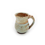 Speckled Light Blue Round Belly Mug