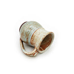 Speckled Light Blue Round Belly Mug