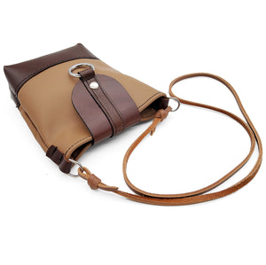 Small Brown Leather Crossbody Purse
