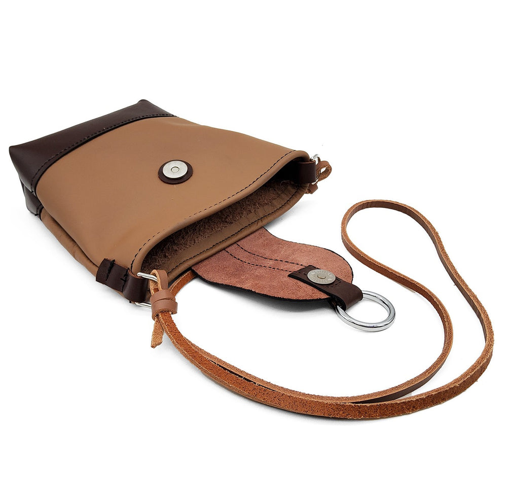 Small Brown Leather Crossbody Purse