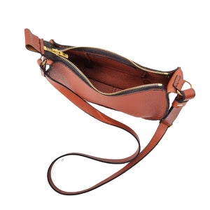 Chestnut Crossbody Leather Purse