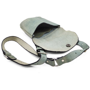 Sage Green Leather Hip Pouch