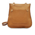 Small Tan Leather Messenger Bag