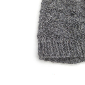 Lambs Wool Dark Grey Hat