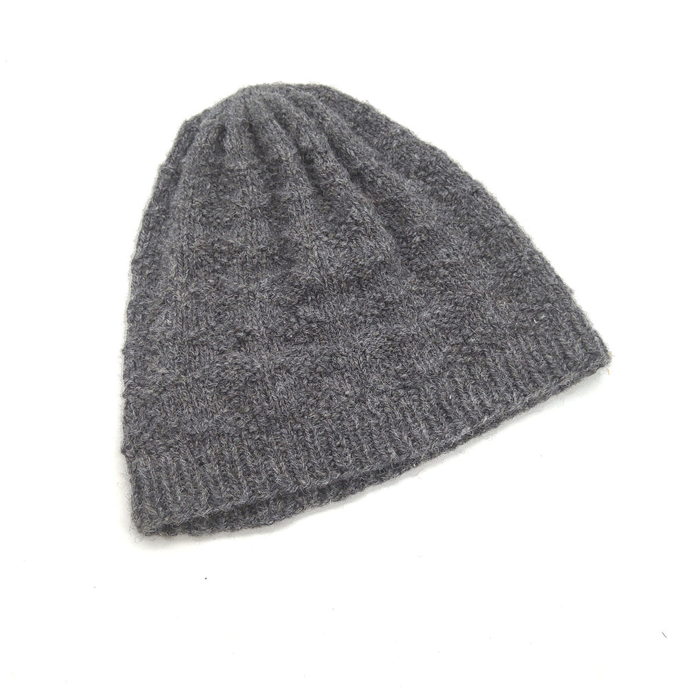 Lambs Wool Dark Grey Hat