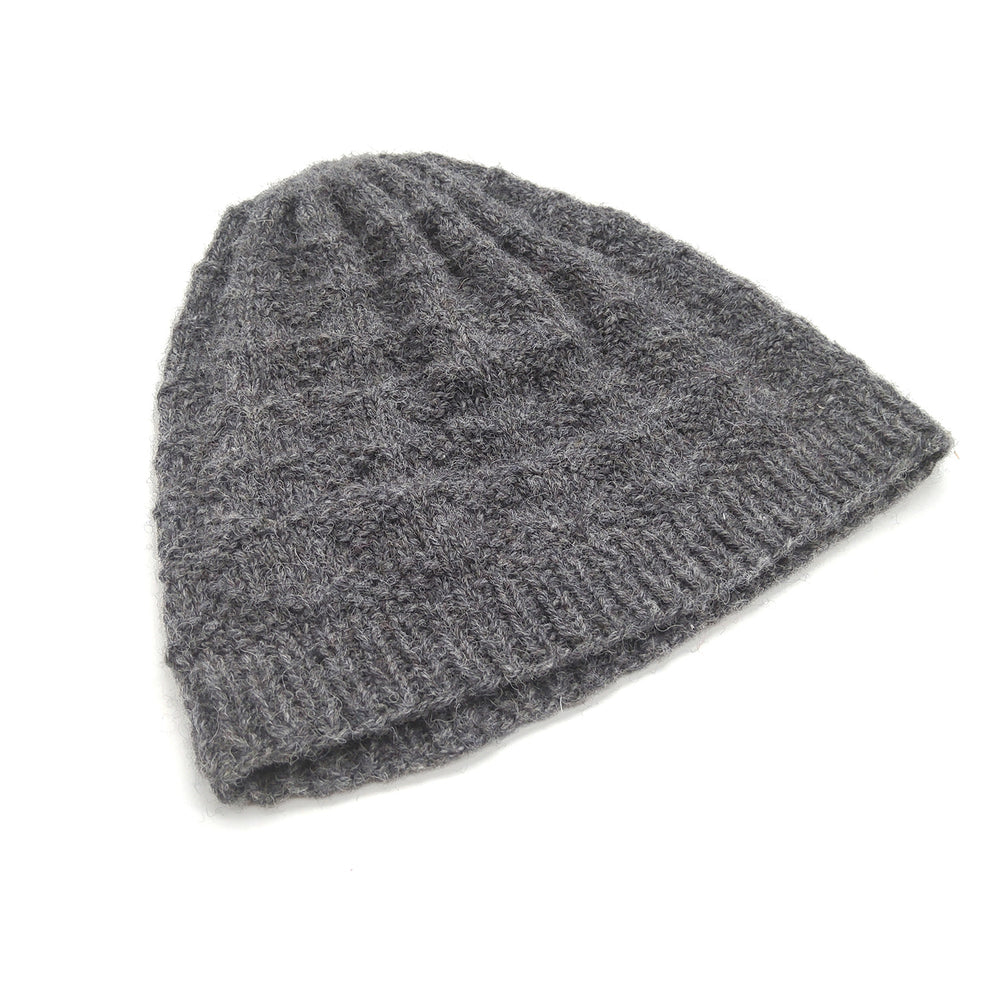 Lambs Wool Dark Grey Hat