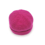 Felted Bright Pink Folded Brim Hat