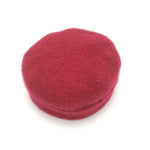 Ruby Red Felted Folded Brim Hat