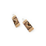 Geometric Wooden Earrings