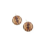 Geometric Wooden Earrings