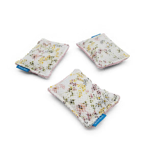White Floral Washable Eco Sponge