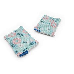 Turquoise Floral Washable Eco Sponge