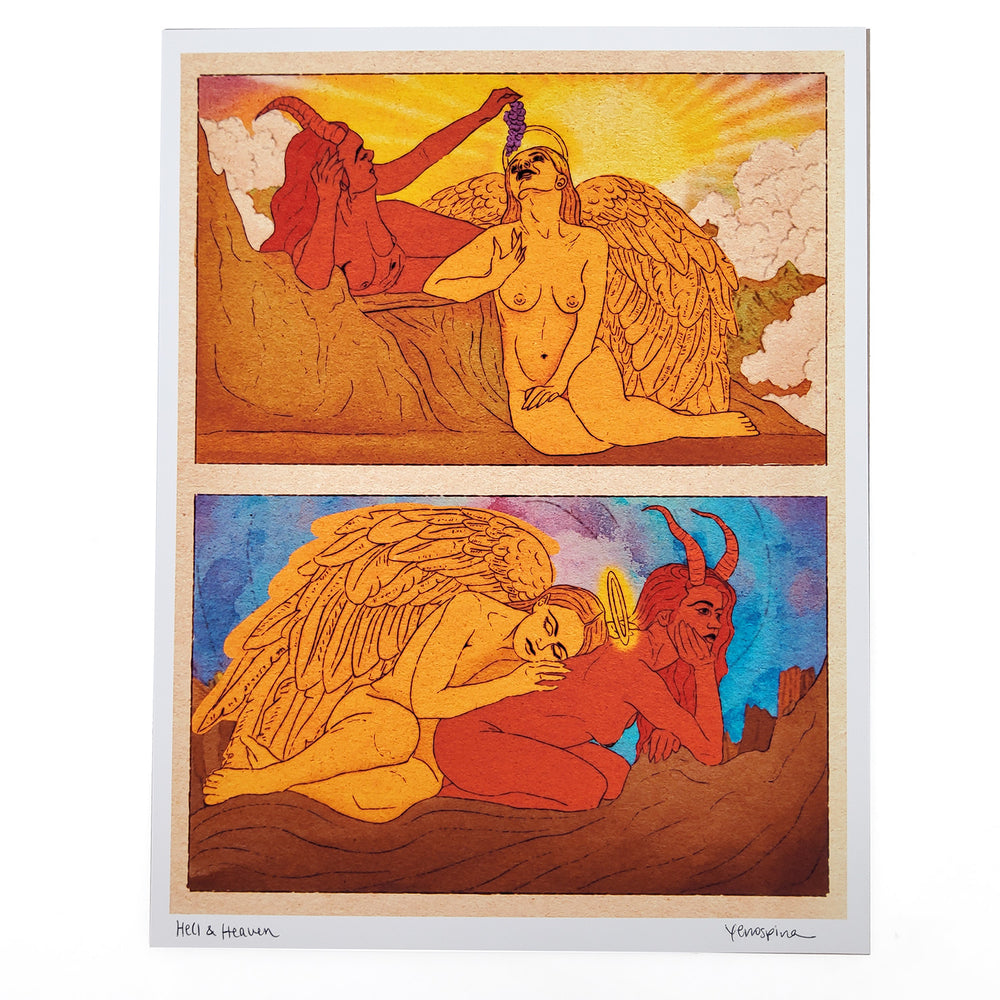 "Hell & Heaven" Art Print