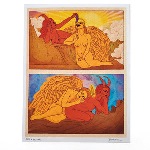 "Hell & Heaven" Art Print