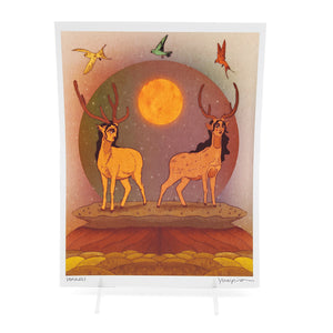 "Venadas" Art Print