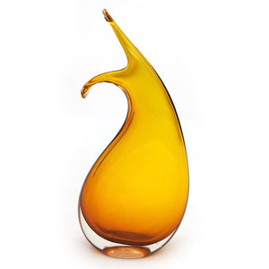 "Comic" Small Topaz Jester Vase