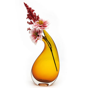 "Comic" Small Topaz Jester Vase