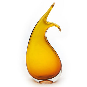 "Comic" Small Topaz Jester Vase