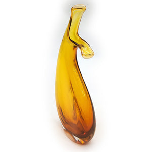 "Comic" Small Topaz Jester Vase
