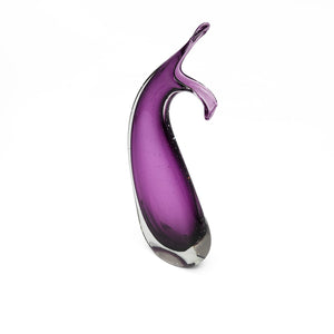"Joker" Large Red-Amethyst Jester Vase