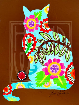 "Zen Cat" Giclee Print