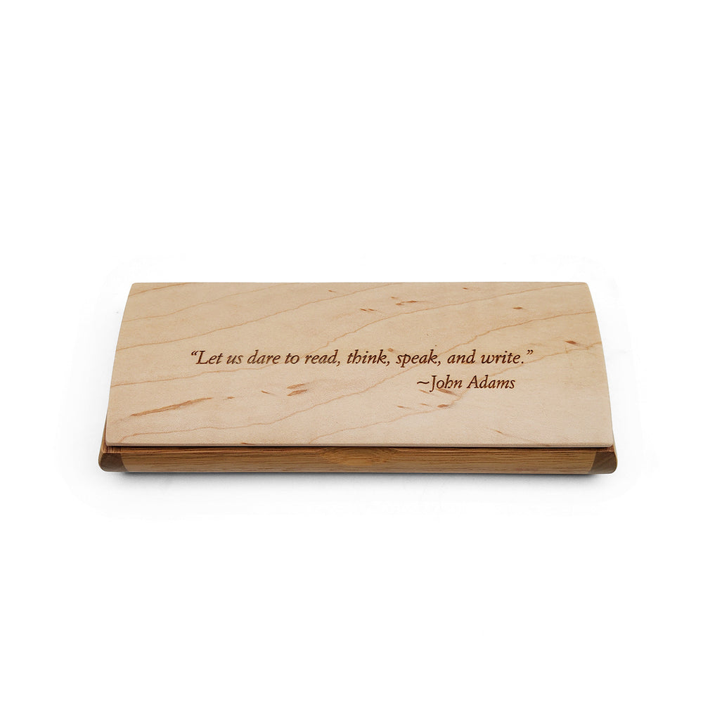 Pen Box with John Adams Engraving