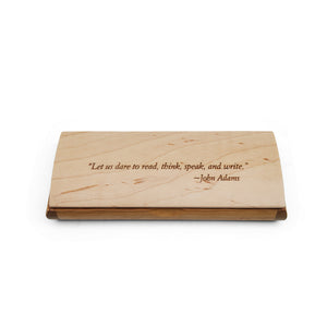 Pen Box with John Adams Engraving
